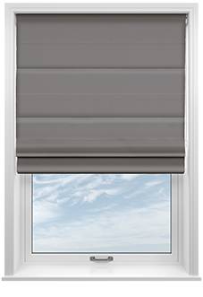 Menton, Tempered Grey - Roman Blind